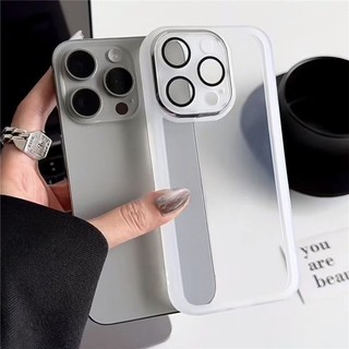 Ốp Điện Thoại Trong Suốt Pha Lê Hàn Quốc Tương Thích Cho IPhone 17 Pro Max 16 15 11 12 13 14 Pro Max Ống Kính Bảo Vệ Camera Chống Sốc Ốp Lưng TPU Mềm