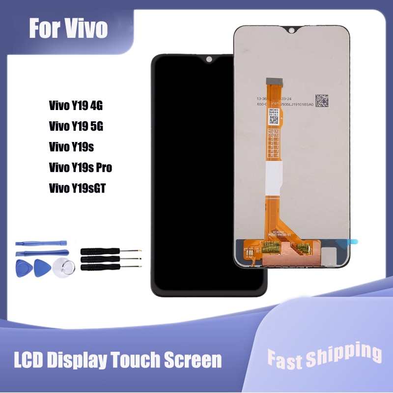Dành Cho vivo Y19 4G Y19 5G Y19s Y19S Pro Y19s GT Màn Hình Hiển Thị LCD Bộ Số Hóa Cảm Ứng Thay Thế