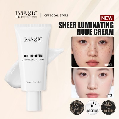 IMAGIC Tone Up Cream Dưỡng ẩm & săn chắc Họa tiết Aqua-Light Smooth Luminating Nude Cream 50G