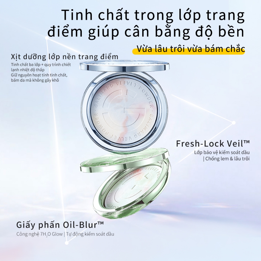 （Mua 1 Tặng 3）Phấn Nén kiềm dầu GALIMARD Soft Mist 24h Phấn Phủ trang điểm Mềm Mại Lâu Trôi 3g/5g/8g/9g/15.5g | BigBuy360 - bigbuy360.vn