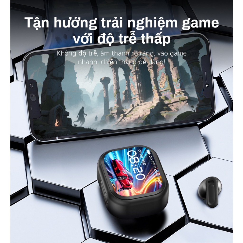 Tai nghe thông minh HTC NE20 AI Dịch thời gian thực Bluetooth 6.0 Kết nối trực tiếp Màn hình LED thông minh Công nghệ giảm tiếng ồn chất lượng âm thanh Hi-Fi | BigBuy360 - bigbuy360.vn