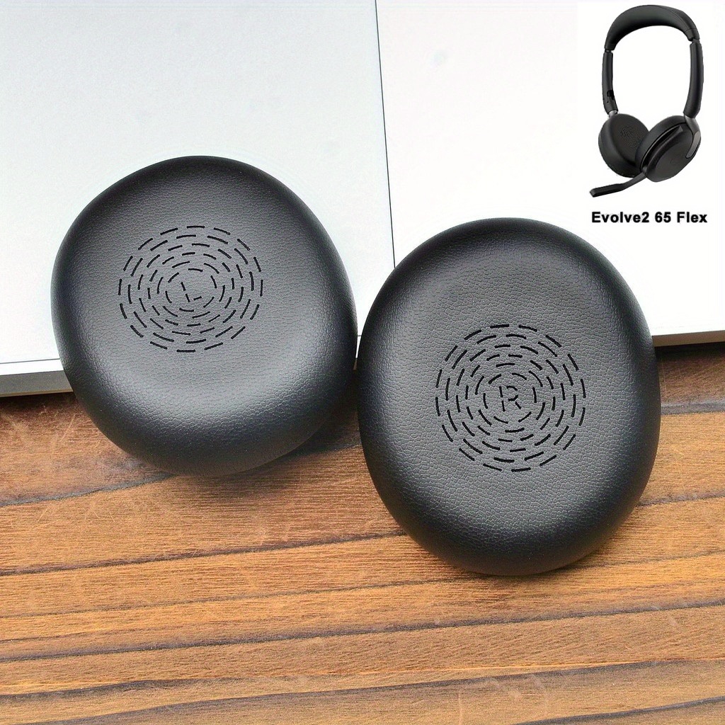 1 Cặp Miếng Đệm Tai Cho Tai Nghe Jabra Evolve2 65 Flex - Đệm Tai Thay Thế Cho Tai Nghe Stereo Không 