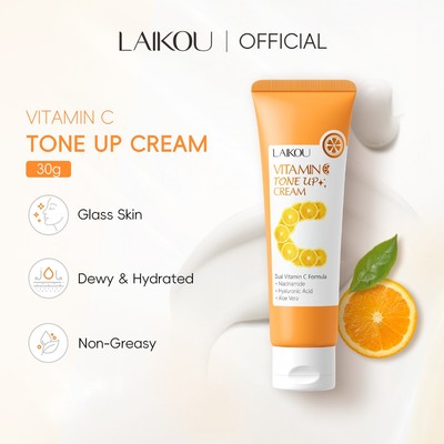 LAIKOU Dual Vitamin C Tone UP Cream 30g - Làm sáng da tức thì & thậm chí tông màu da cho mọi loại da