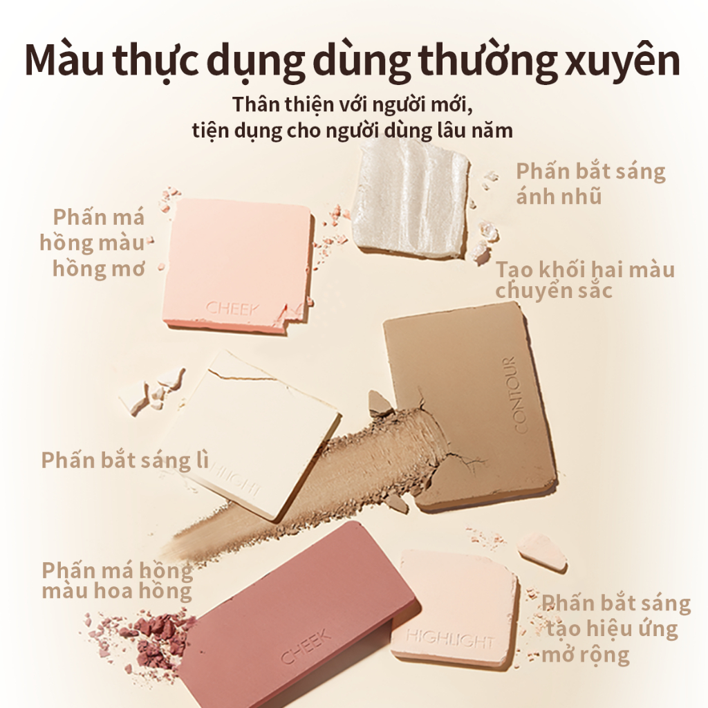 GALIMARD 4 TRONG 1 Mềm & Cấu trúc Đường viền nhẹ Trang điểm mặt lung linh | BigBuy360 - bigbuy360.vn