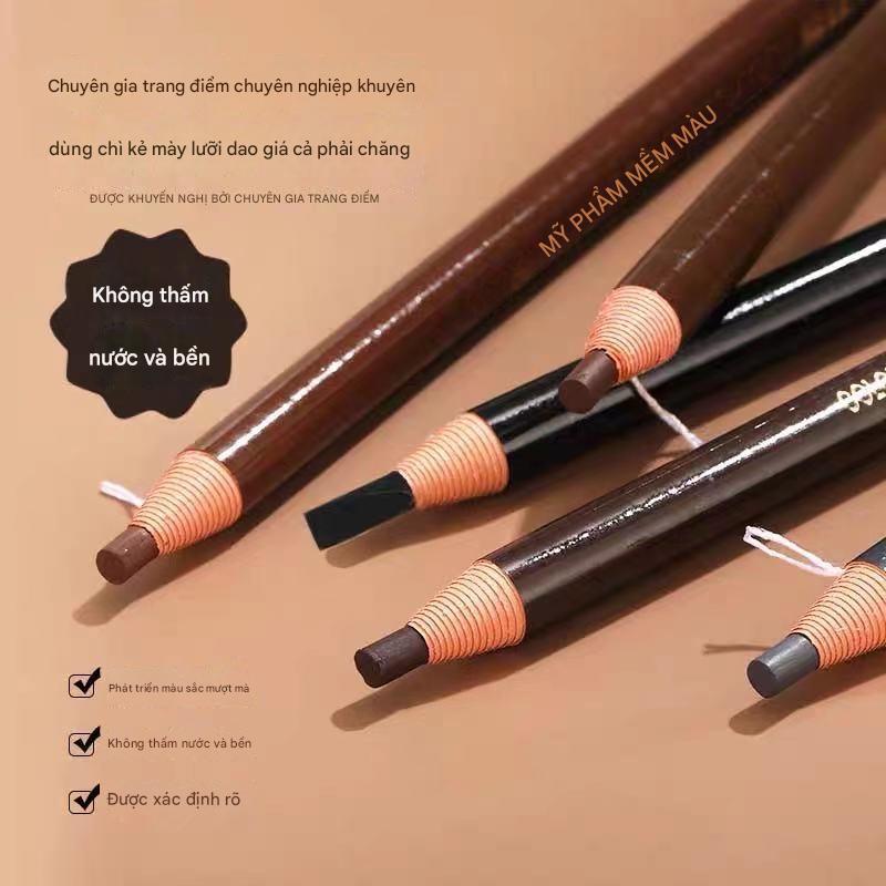 Bút Chì Brow Chống Thấm Nước Màu Mỹ Phẩm Nghệ Thuật Microblading Máy Xác Định Lông Mày Trang Điểm Mắt Không Phai Màu Chì Cứng 12H Lâu Dài Tự Nhiên Chống Sương Bút Lông Mày Để Làm Đầy Phác Thảo