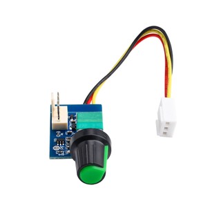 Bộ điều khiển tốc độ quạt 4 dây DC12V bằng tay có công tắc núm