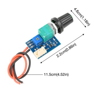 Bộ điều khiển tốc độ quạt 4 dây DC12V bằng tay có công tắc núm