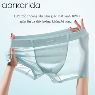 【Mua một tặng hai ClarKarida set 3 Quần Lót Nam liền mạch Modal sip đùi thoáng khí Boxer 89801 MK