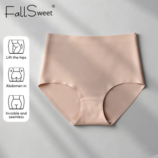  FallSweet Quần Lót Vô Hình Giảm Béo Cho Phụ Nữ Thắt Lưng Huấn Luyện Viên Phù Hợp 45-100KG 