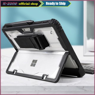 Ốp Bảo Vệ Trong Suốt Cho Microsoft Surface Pro X 12 11 10 9 8 7 6 5 4 Lite Pro 7 plus GO 2 Go 3 4 Có Giá Đỡ Bút Vỏ Chắc Chắn