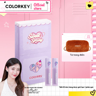  Hộp quà tặng son kem mini Colorkey Ice Cream Series 1 hộp  1g*6  