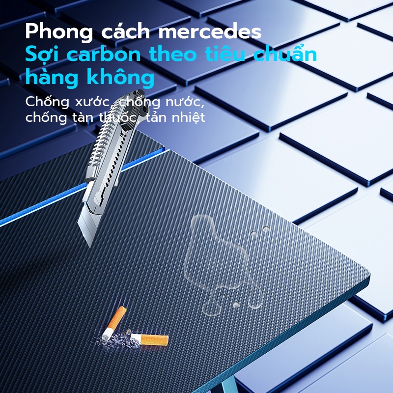 Xpanse F3 bàn gaming nắp lật giấu dây,mặt bàn carbon chống trầy xước,bàn chữ ZK|bàn làm việc | bàn làm việc văn phòng | BigBuy360 - bigbuy360.vn