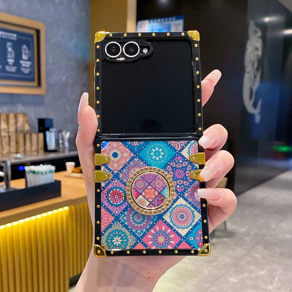 Ốp lưng sang trọng 2 trong 1 cho Samsung Galaxy Z Flip 7 / Z Flip 6 / Z Flip 7 FE