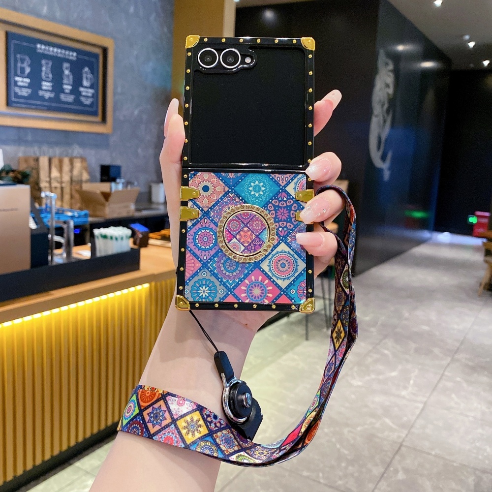 Ốp Lưng Dây Cao Cấp 2 Trong 1 Cho Samsung Galaxy Z Flip 7 / Z Flip 6 / Z Flip 7 FE