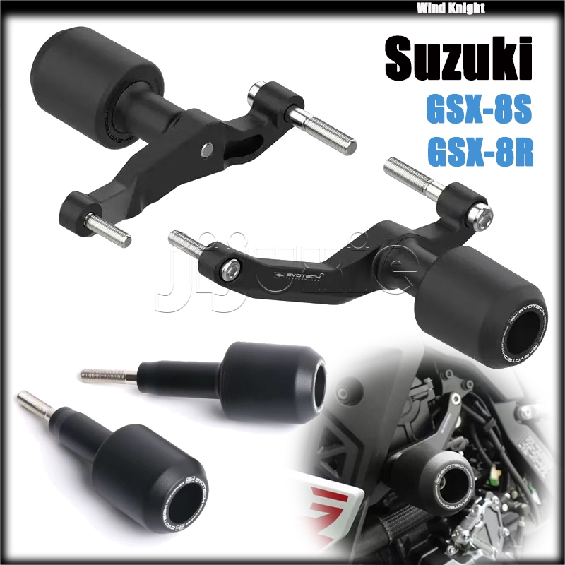 Dành Cho Xe Suzuki GSX-8S GSX-8R 2023-2025 Xe Máy Nhôm Trượt Xe Thân Thả Bảo Vệ Cản EP Evotech GSX8S