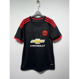  Retro 15-16 Manchester United áo sân khách màu đen khô nhanh - Size S đến 2XL 