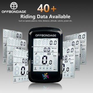 Xe đạp GPS không dây với đồng hồ đo tốc độ và cảm biến chống nước cho xe đạp đường bộ và MTB