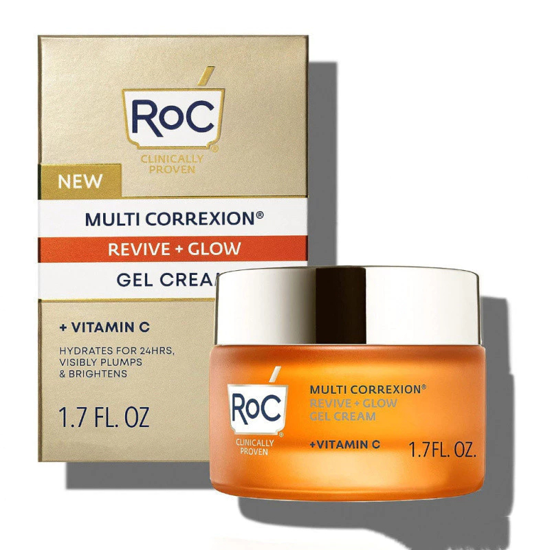 RoC Multi Correxion Revive + Glow Gel Vitamin C Gel Cream |(48g)