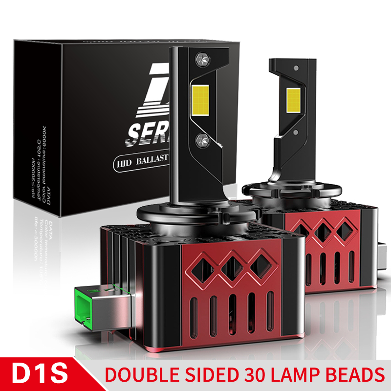 2X D1S D3S 55W Bóng Đèn Pha LED Ô Tô Canbus 1: 1 HID D2S D4S D5S D2R D4R 6000K Turbo LED Đèn Tự Động