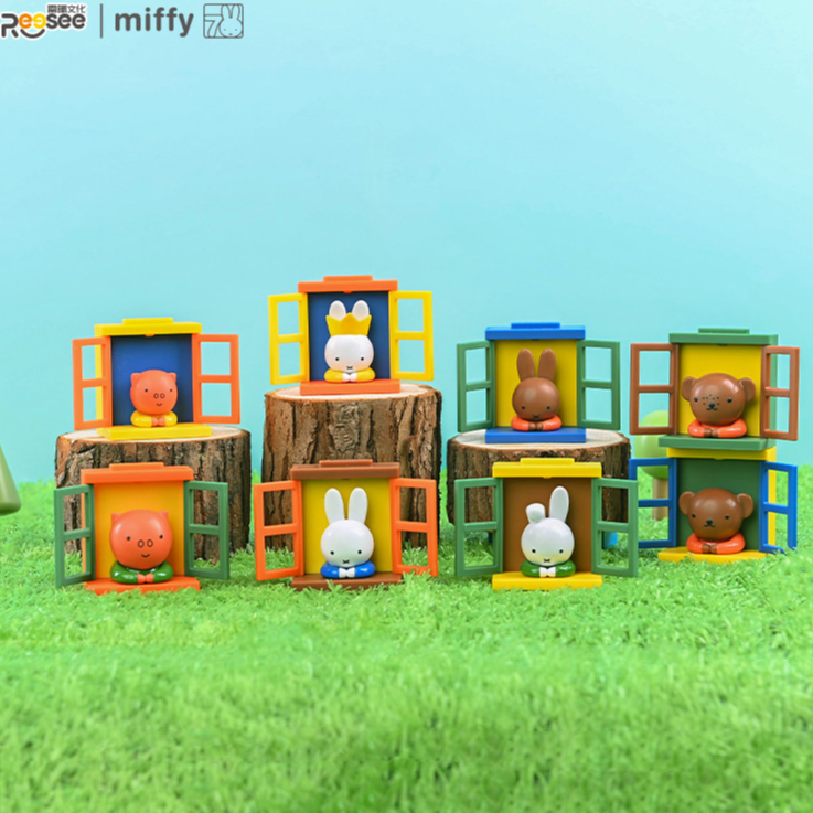 Miffy Blind Box nam châm tủ lạnh Đồ chơi DIY Đồ chơi trang trí tủ lạnh Quà tặng cho bạn bè