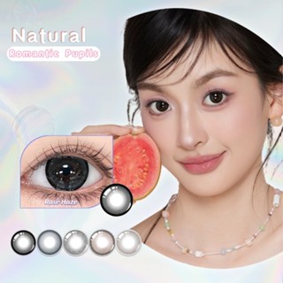  Hàng mới về 3 - Visual Click Ống kính áp tròng tự nhiên Ống kính áp tròng được phân loại 1 cặp Ống kính áp tròng màu mềm 6 tháng sử dụng Lớp 0,00 đến 5,00 Ống kính cận thị 