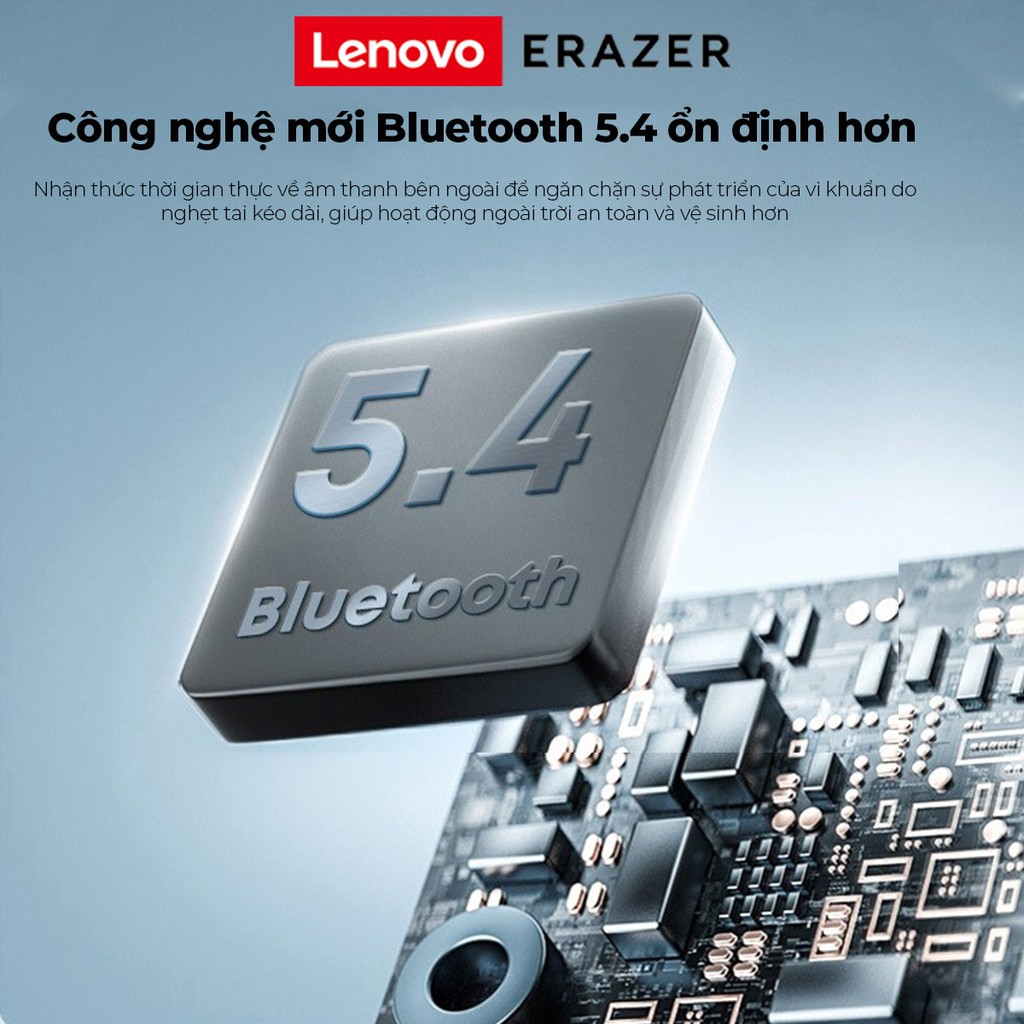 Lenovo ERAZER XF22 Dẫn Truyền Xương Không Dây Bluetooth 5.4 Tai Nghe Thể Thao Cảm Ứng Stereo HiFi Tai Nghe Chống Thấm Nước | BigBuy360 - bigbuy360.vn