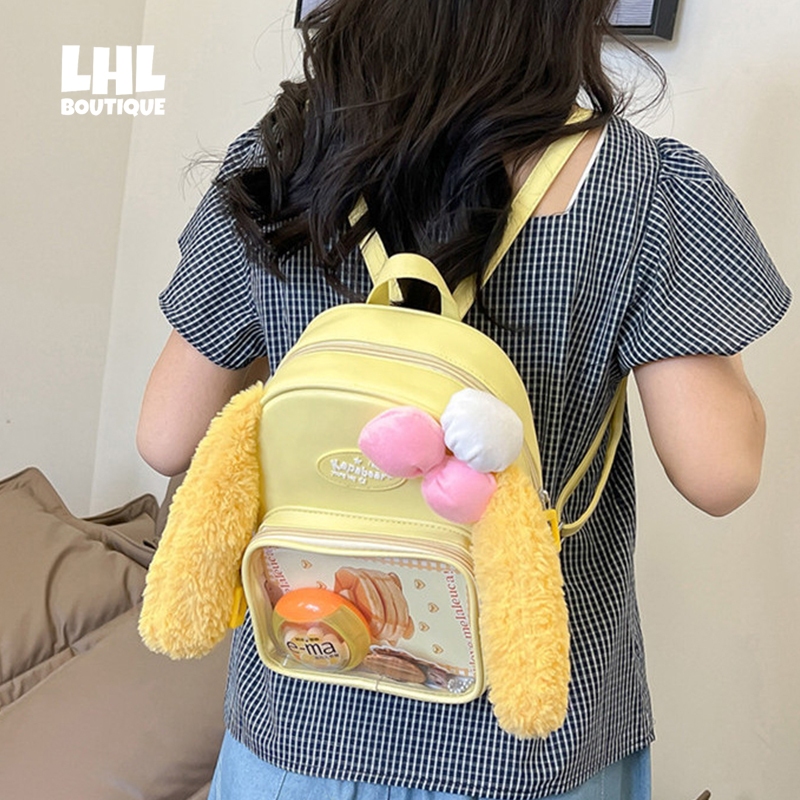 LHL BOUTIQUE balo hoạt hình dễ thương nữ học sinh ita bag coquette  Nơ bướm