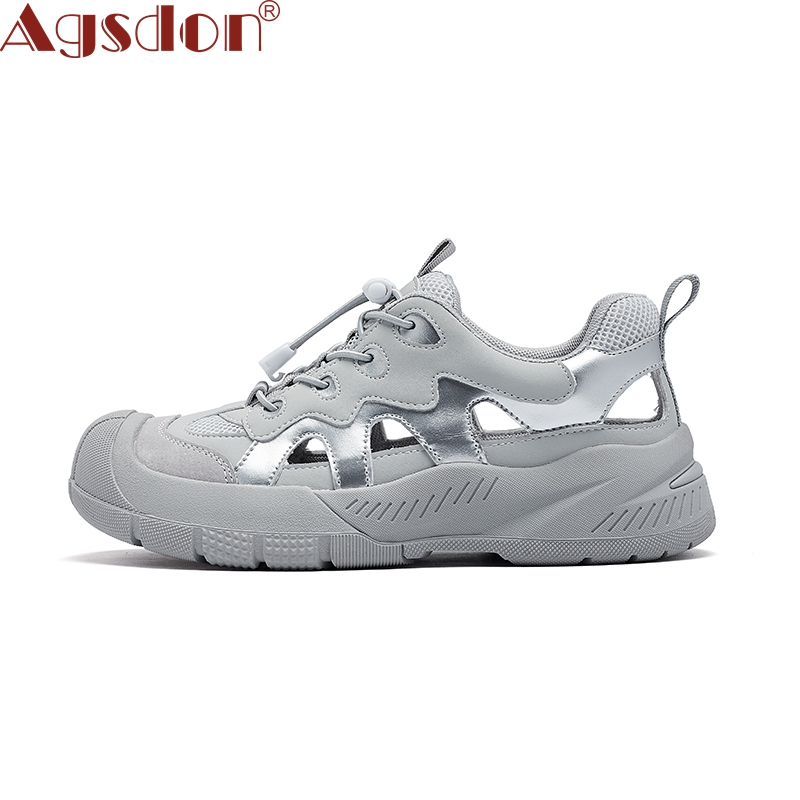 Giày Sandal Thể Thao Agsdon Nữ Phong Cách Mới Thoáng Khí Rỗng Thường Ngày