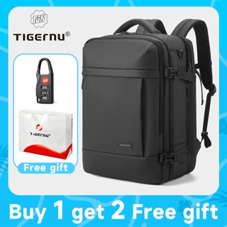Ba lô nam Tigernu 9990 Túi công sở thời trang chống nước dành cho nam 180° Ba lô du lịch thiết kế mở toàn diện phù hợp với máy tính xách tay 15,6 ''