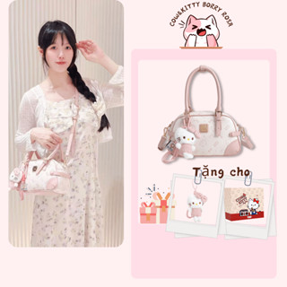 Túi xách màu hồng BORRY ROSA Túi xách nữ dễ thương Du lịch nhỏ tiện lợi