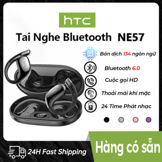 Tai nghe phiên dịch ngôn ngữ HTC NE57 Tai nghe AI dịch nhanh Hỗ trợ 134 ngôn ngữ ​​Dịch thuật Đồng thời Chất lượng âm thanh HIFI Thiết kế thời trang