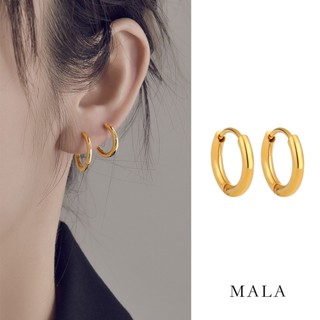 Khuyên tai MAYEBE LAVEND Bông tai thép phong cách Hàn Quốc thời trang đơn giản