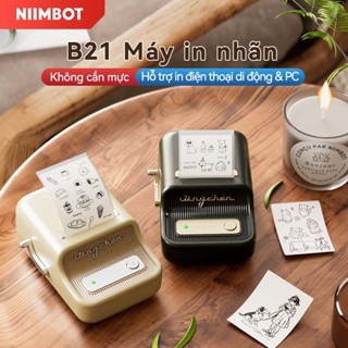  NIIMBOT B21 Máy in nhãn nhiệt kết nối Bluetooth thích hợp cho Android  IOS 