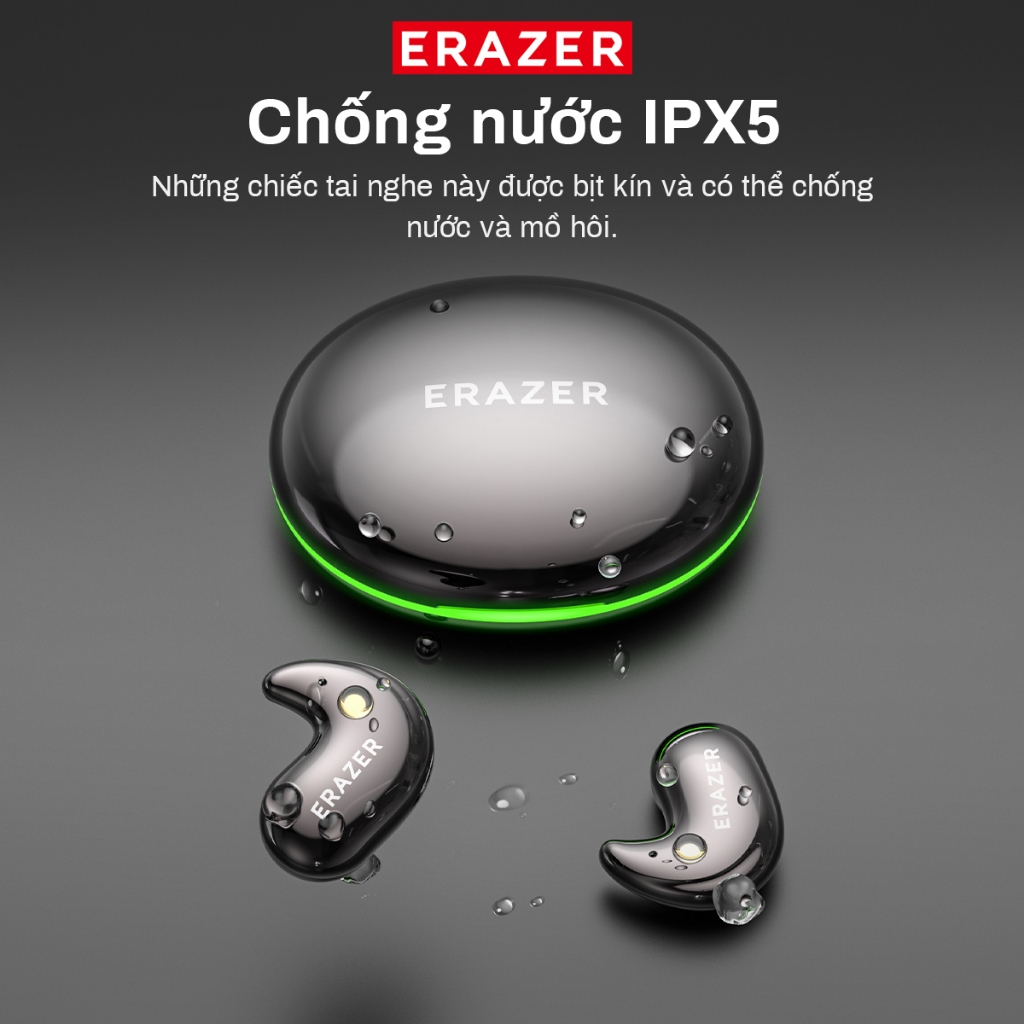 Tai nghe dịch thuật Lenovo ERAZER XF58 AI Tai nghe ngủ không dây LED Bluetooth 6.0 AI Tai nghe dịch thời gian thực IPX7 Tai nghe nhét tai chống nước Chất lượng âm thanh HIFI | BigBuy360 - bigbuy360.vn