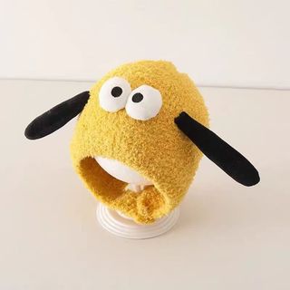 Trẻ Em Dày Mũ Bảo Vệ Tai Thu Đông Bé Trai Bé Gái Ấm Áp Mũ Dệt Kim Dễ Thương