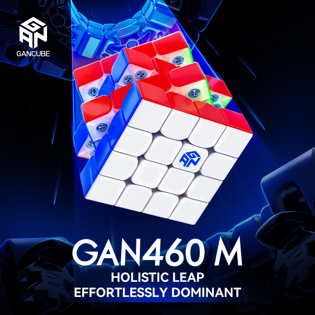GAN 460M V2 UV 4x4 Core Từ Cube Chuyên Nghiệp GAN 460 M SP 4x4x4 Đồ Chơi Xếp Hình Khối Tốc Độ Từ Tín