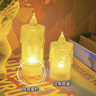 Đèn led Hình Nến mini Dùng Trang Trí Giáng Sinh
