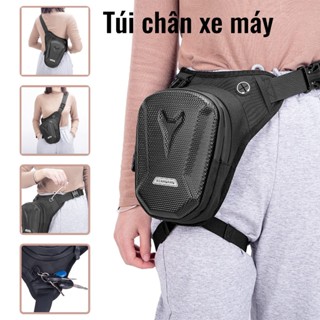 Túi Đeo Chân Xe Máy Chống Nước Đa Năng | Phong Cách Tactical | Biến Hóa Thành Túi Đeo Hông/Chéo