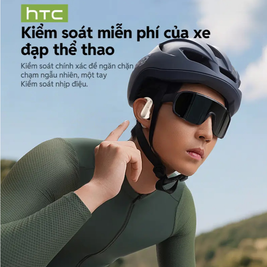 HTC NE52 Tai nghe Bluetooth mở phong cách Bản dịch thời gian thực 134 ngôn ngữ, 40 giờ siêu bền, Âm trầm HiFi, Chống nước IPX5, Kết nối Lightning Bluetooth 6.0 | BigBuy360 - bigbuy360.vn