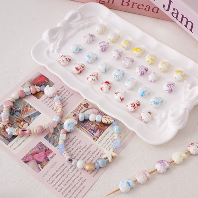 Beadia Vòng Tay, Vòng Cổ và Bông Tai DIY từ Gốm Biển, Size 14x12mm