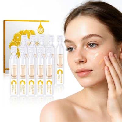 LAIKOU Vitamin C Ampoule 2ml * 10 Phức hợp Vitamin C mạnh mẽ để lộ sự rạng rỡ Hydrat hóa lâu dài