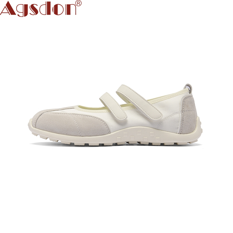 Giày Sandal Thể Thao Agsdon Nữ Phong Cách Mới Mary Jane Bơm Một Chân Đẹp