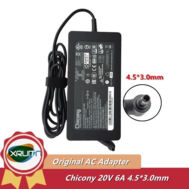 Bộ chuyển đổi AC Chicony A17-120P2A 20V 6A A12A055P cho MSI GF63 THIN 10SC 11SC 11UC MS-16R5 10SC-01