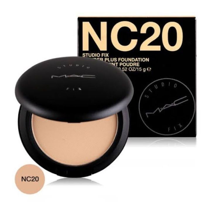 Spot MAC Studio Fix Powder Plus Foundation NC20 Trắng ngà