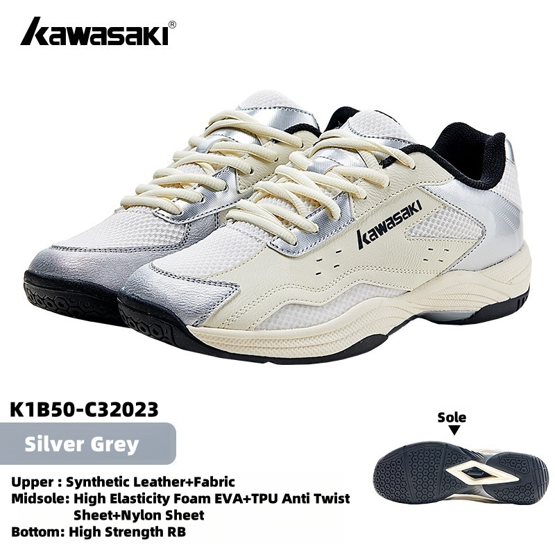 Giày thể thao Kawasaki Giày cầu lông Giày Pickleball A3307 & C32023 Giày thể thao nam nữ Giày thông thường thoáng khí Chống mài mòn Nhẹ | BigBuy360 - bigbuy360.vn