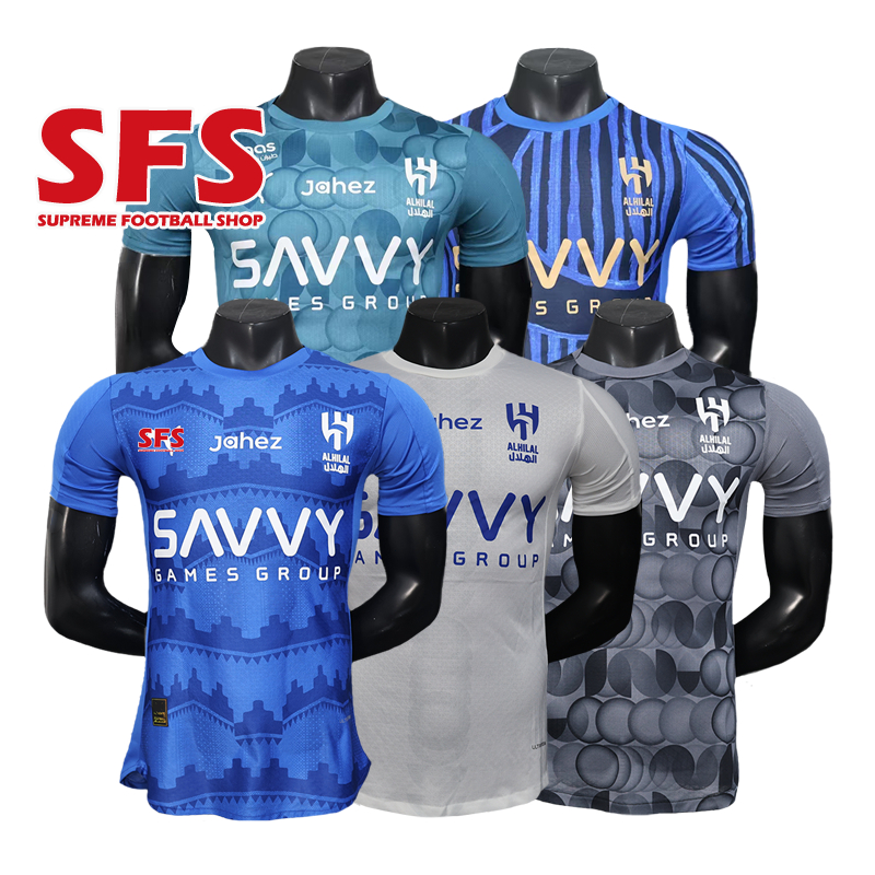 Áo Cầu Thủ Al-Hilal Chất Lượng Hàng Đầu, Phù Hợp Nhiều Kích Cỡ Từ S Đến 2XL
