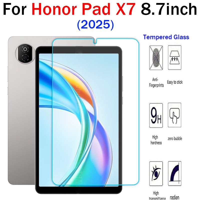 Kính Cường Lực 9H Cho Honor Pad x7 2025 8.7 '' JMS-W09 JMS-L09 PadX7 Máy Tính Bảng HD Bảo Vệ Màn Hìn