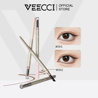  VEECCI Kẻ Mắt Chất Lỏng Không Bị Nhòe Đầu Bàn Chải Linh Hoạt Chống Nước Bền Vững 145mg 