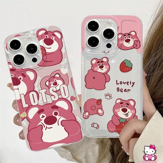 Dành Cho Oppo A3Pro A38 A3X A18 Reno 12 10 11 12F A79 A98 A17k A57 A55 A1k A74 A95 A77 A76 A77s A31 A16 A53 A17 A16K A15 A7 A12 A9 A5 A54 A3s A5s A16E Gấu Dâu Lotso Dễ Thương Mềm mại