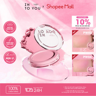 [KOL] Phấn Má Hồng Bồng Bềnh Đơn Sắc INTO YOU Thoáng Khí Đa Công Dụng Giữ Lớp Trang Điểm Lâu Trôi PW01 5g